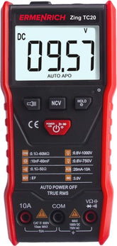 Multímetro digital Ermenrich Zing TC20