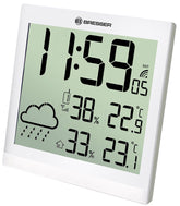 Estación Meteorológica Bresser TemeoTrend JC LCD RC (Reloj de pared), blanco