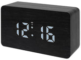 Reloj despertador de sobremesa Bresser MyTime W Color LED, negro