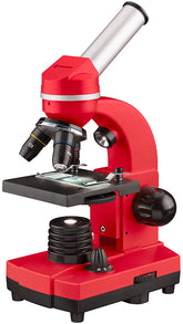 Microscópio Bresser Junior Biolux SEL 40-1600x, vermelho