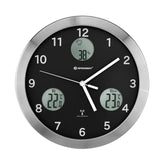 Reloj de pared Bresser MyTime io 30cm, negro