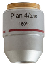 Objetiva acromática Levenhuk MED 4x Plan