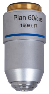 Objetiva acromática Levenhuk MED 60x Plan