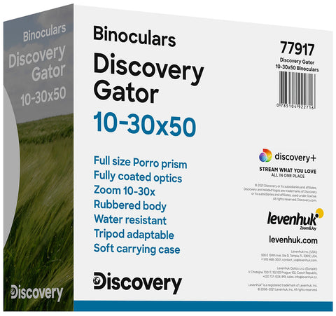 Binóculos Discovery Gator 10-30x50