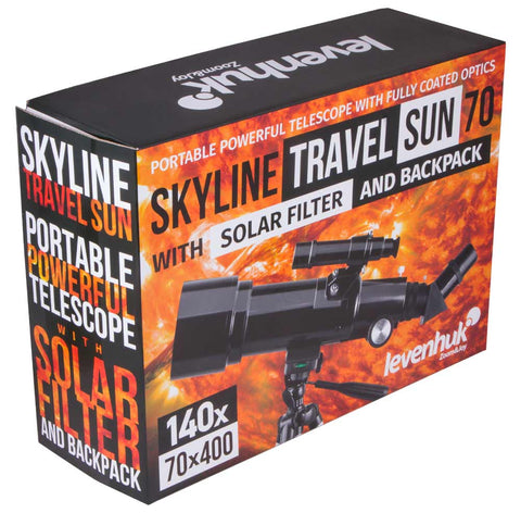 Telescópio Levenhuk Skyline Travel Sun 70