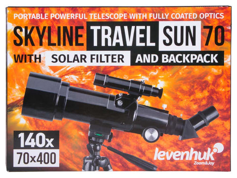 Telescópio Levenhuk Skyline Travel Sun 70