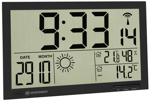 Bresser MyTime Jumbo LCD Wall Clock