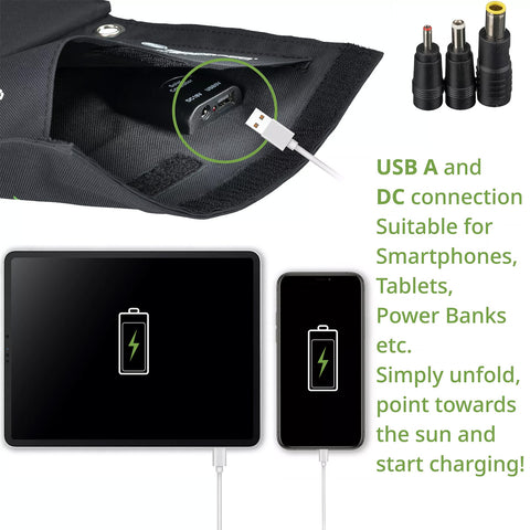 Bresser Mobile Solar Charger 21 Watt with USB