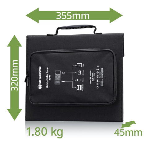 Bresser Mobile Solar Charger 40 Watt with USB