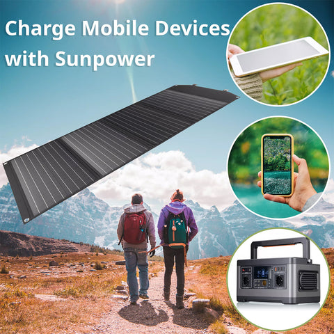 Bresser Mobile Solar Charger 120 Watt with USB