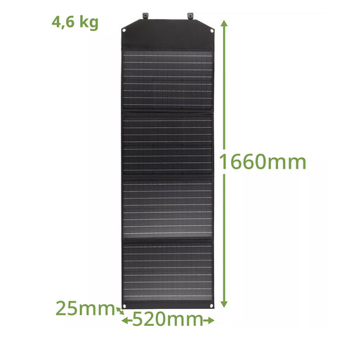 Bresser Mobile Solar Charger 120 Watt with USB