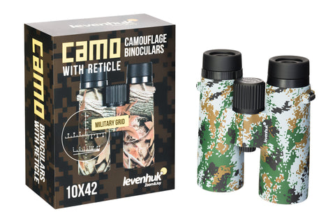 Prismáticos Levenhuk Camo 10x42 con retículo