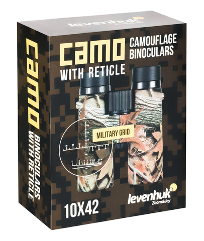 Binóculos Levenhuk Camo 10x42 com retículo