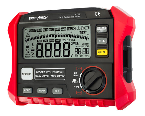 Ermenrich Ping ET60 Earth Resistance Tester