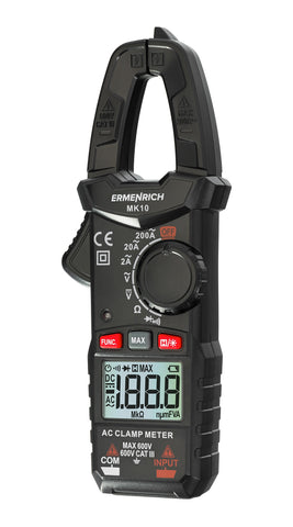Pinça amperimétrica digital Ermenrich Ping MK10