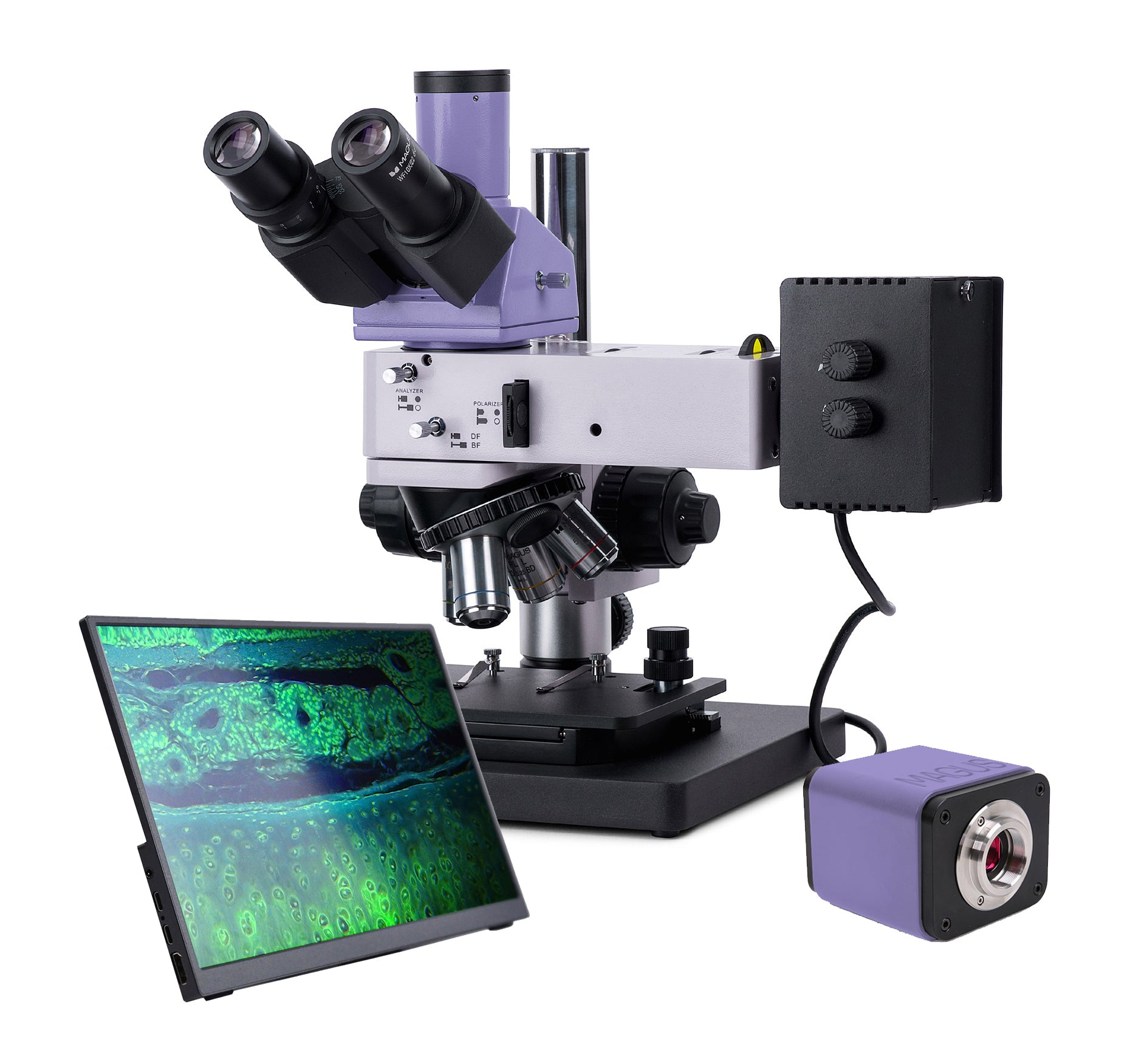 Metallic Microscope MAGUS Metal D630 BD LCD Metallurgical Digital Microscope – Madeira Optics