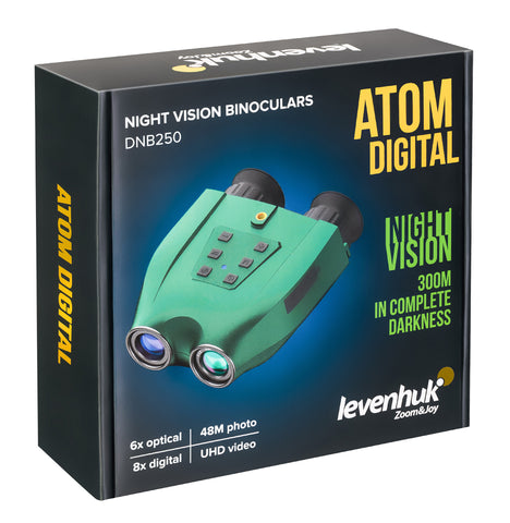 Prismáticos de visión nocturna Levenhuk Atom Digital DNB250