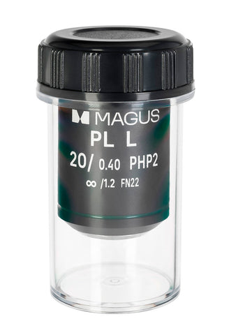 MAGUS 20HP 20х/0.40 Plan L phase PHP2 ∞/1.2 WD 8.0mm Objective