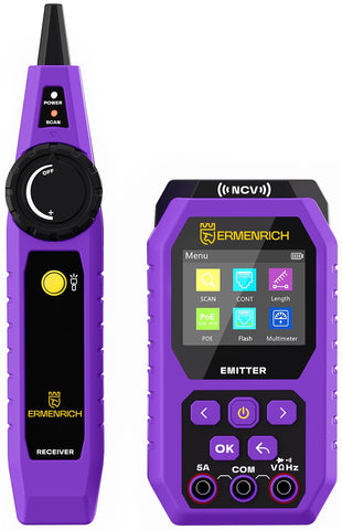 Ermenrich Ping SM75 Cable Tester With Multimeter