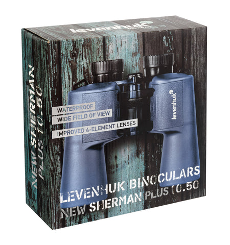 Levenhuk New Sherman PLUS 10x50 Binoculars