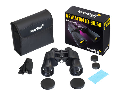 Levenhuk New Atom 10–30x50 Binoculars