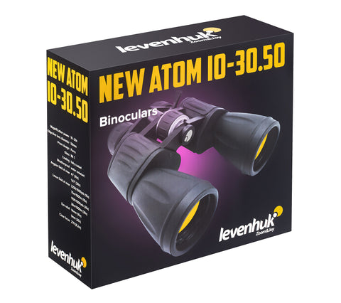 Levenhuk New Atom 10–30x50 Binoculars