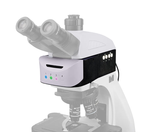 MAGUS Epi-FL04M LED Epi-Fluorescence Attachment fluorescence filter cubes B/G/UV