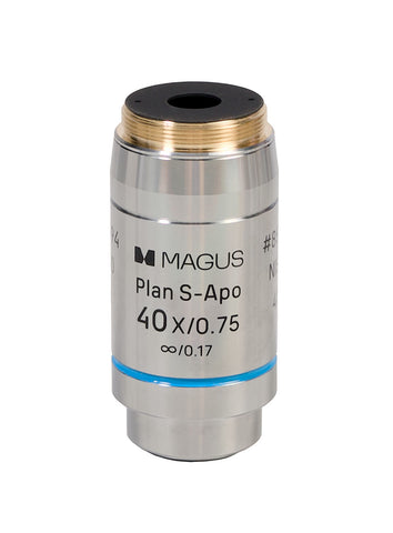 MAGUS FL S-APO60 PlanF S-Apo 4х/10х/20х/40х/100х oil ∞/0.17 H60mm Objective Set