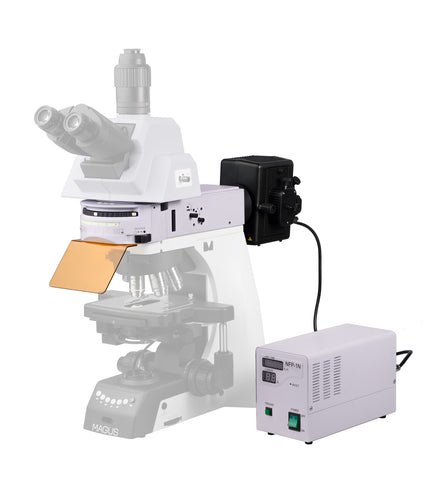 MAGUS Epi-FL06 Epi-Fluorescence Attachment mercury lamp fluorescence filter cubes В/G/UV/V/R/FITC/TRITC/DAPI
