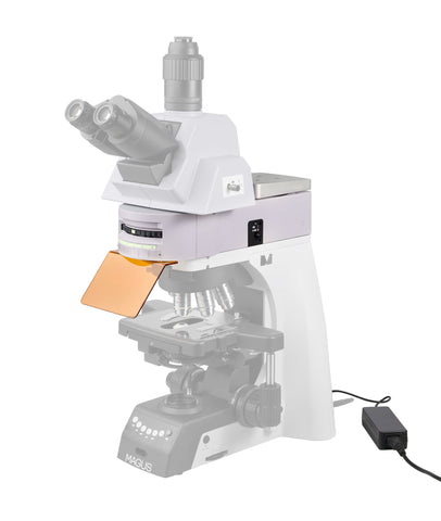 MAGUS Epi-FL05 LED Epi-Fluorescence Attachment fluorescence filter cubes B/G/UV/R