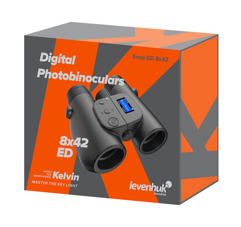 Levenhuk Kelvin Snap ED 8x42 Digital Photobinoculars