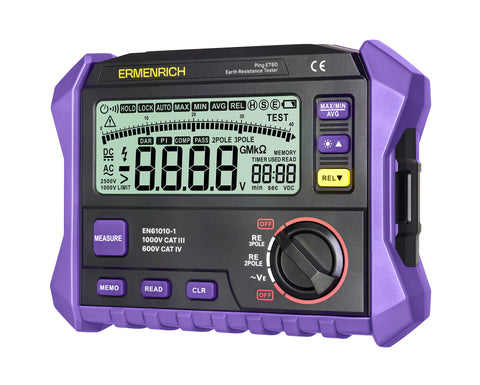 Ermenrich Ping ET60 Earth Resistance Tester