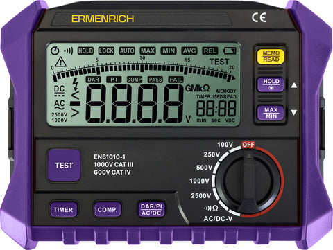 Testador de isolamento Ermenrich Ping ET50