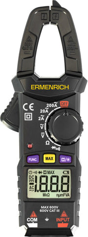 Pinça amperimétrica digital Ermenrich Ping MK10