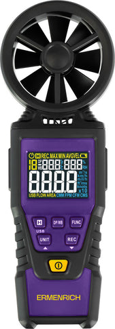 Anemómetro digital Ermenrich Seek DN30