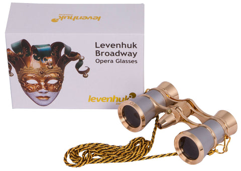 Gemelos de Ópera Levenhuk Broadway 325F (con luz LED y cadena)