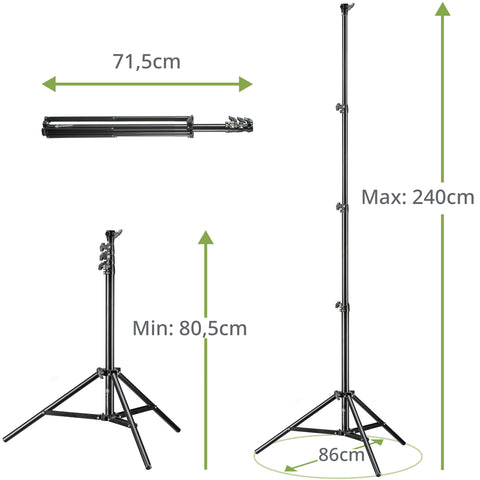 Bresser BR-TP240 PRO-1 Compact Lightstand 240cm