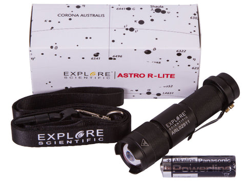 Explore Scientific Flashlight, Red