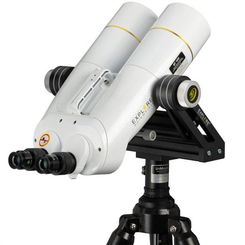 EXPLORE SCIENTIFIC BT-100 SF Giant Binocular with 62° LER Eyepieces 20mm