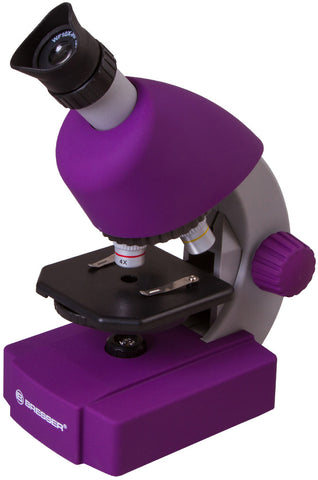 Microscopio Bresser Junior 40-640x, violeta