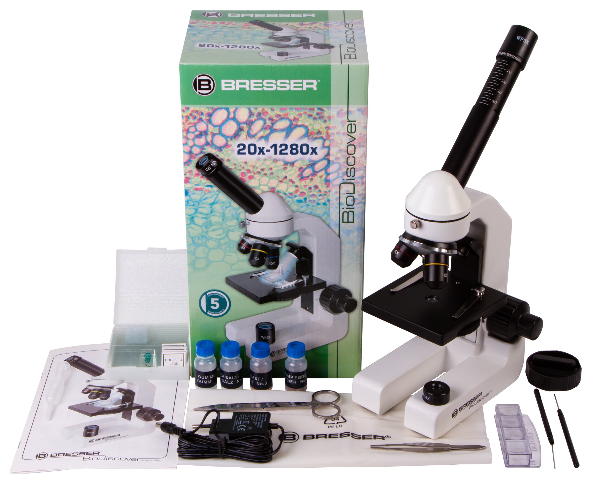 Bresser BioDiscover 20x–1280x Microscope – Madeira Optics