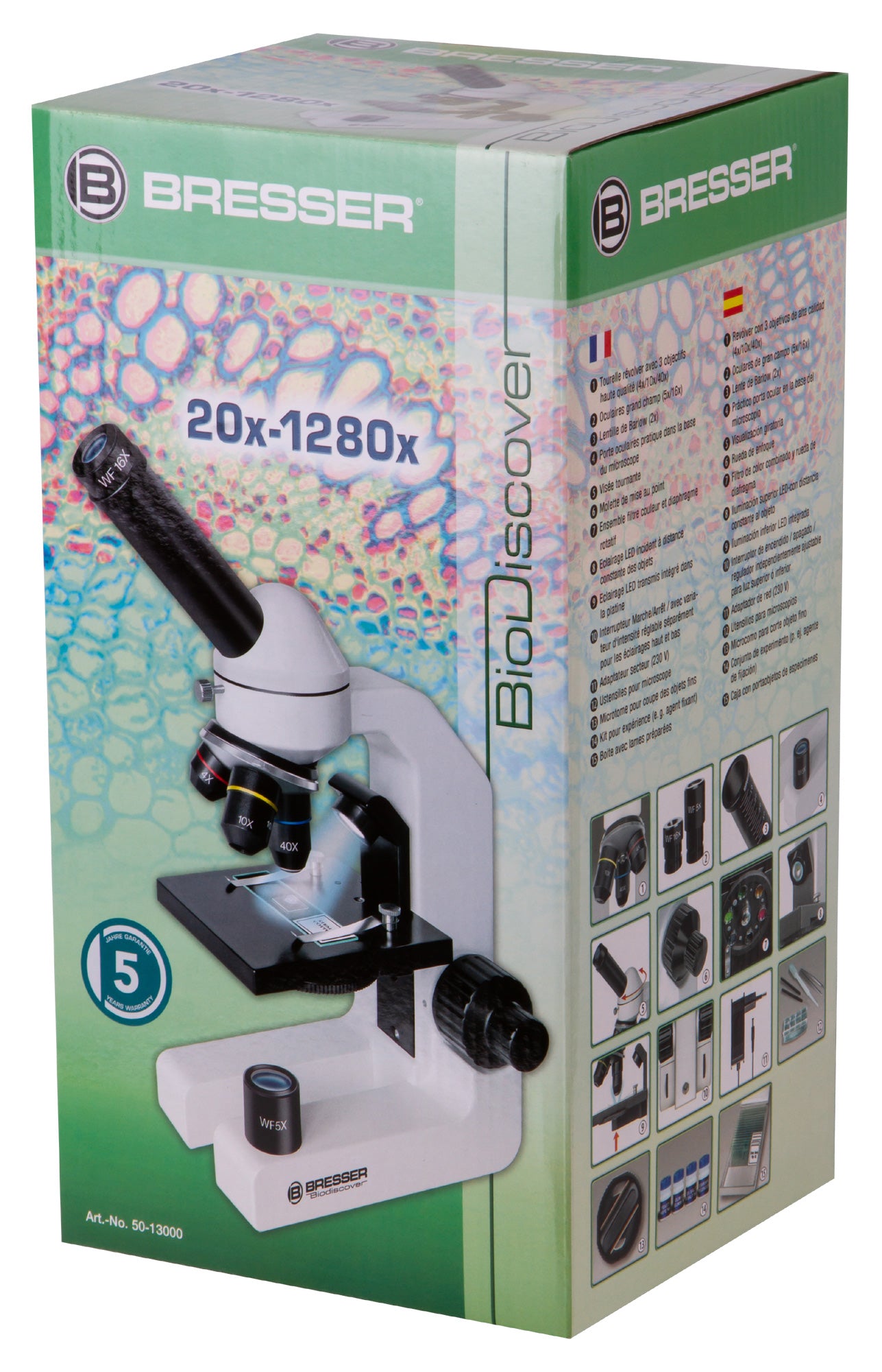 Bresser BioDiscover 20x–1280x Microscope