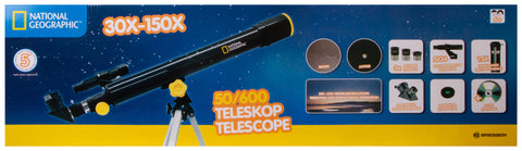 Bresser National Geographic 50/600 AZ Telescope