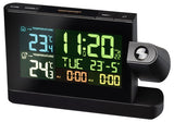 Bresser Projection Clock with Color Display, black