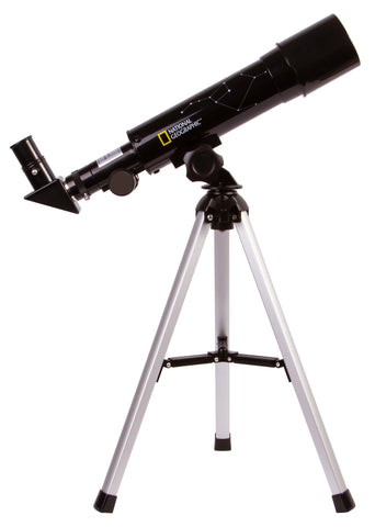 Bresser National Geographic Set: 50/360 AZ Telescope and 40x–640x Microscope