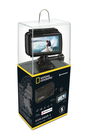 Bresser National Geographic Explorer 4 4K Ultra-HD 170° Wi-Fi Action Camera
