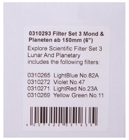 Explore Scientific Filter Set N3