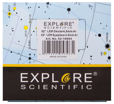 Explore Scientific LER 52° 4.5mm 1.25″ (AR) Eyepiece