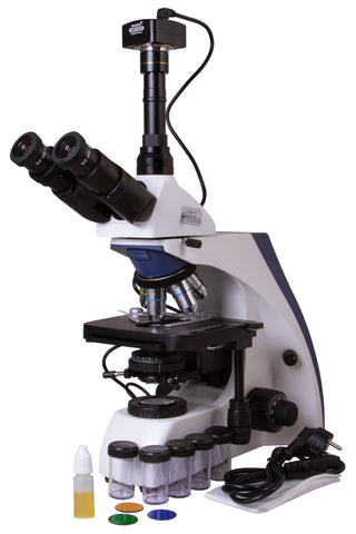 Microscopio trinocular digital Levenhuk MED D30T