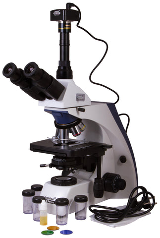 Microscopio trinocular digital Levenhuk MED D35T